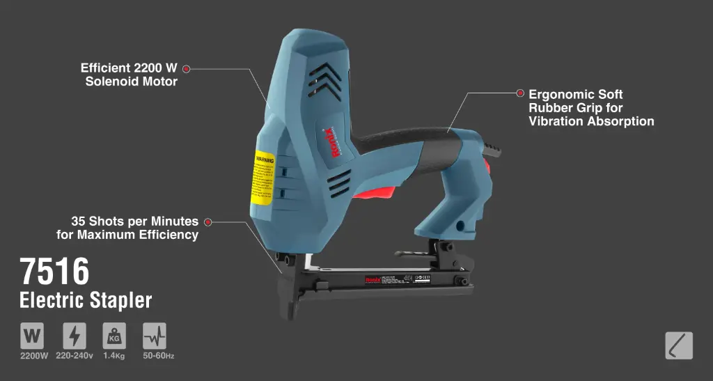 1/2 Electric Stapler