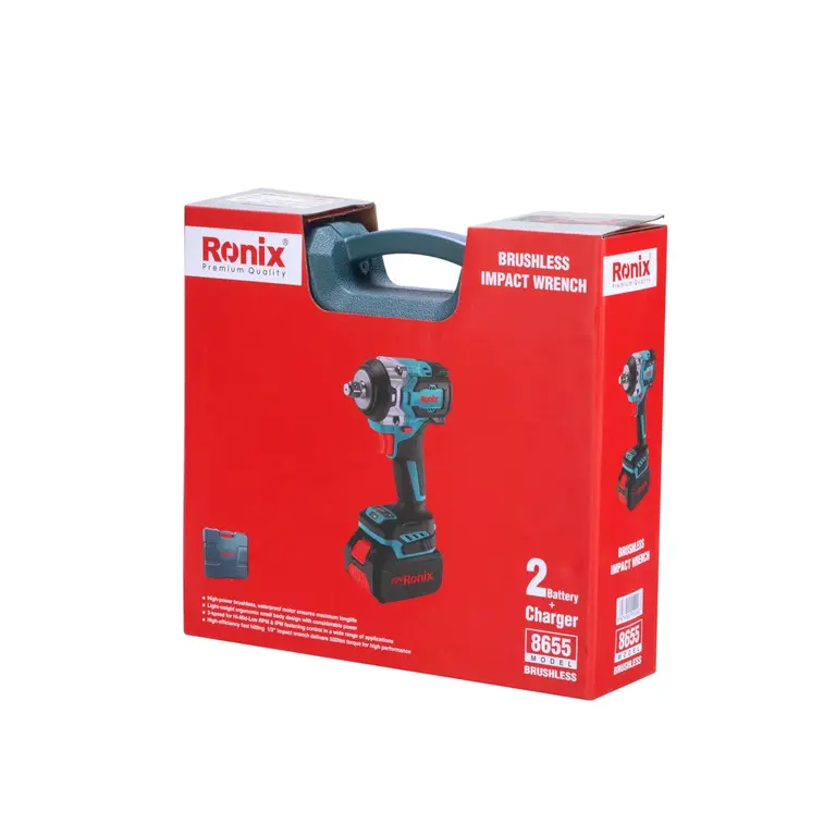 20V Brushless impact Wrench 1/2inch-550 Nm