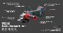 20v Brushless mini angle grinder kit 115mm