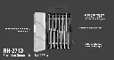 Steel handle Precision Screwdriver Set (12Pcs)