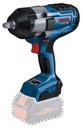 Akulöökmutrikeeraja Bosch GDS 18V-1000, 1/2", CT SOLO, BITURBO