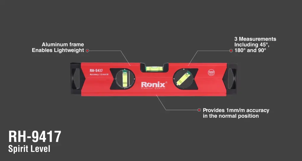 Spirit Level 300 mm