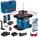 Pöördlaser Bosch GRL 600 CHV, LR60, ± 0.05 mm/m, 600 m (18V / 1x4.0Ah ProCORE)