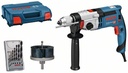 Lööktrell Bosch GSB 24-2, ACC, 1100 W, 0 - 900 / 3.000 min.-1 + puuride ja augufreeside komplekt