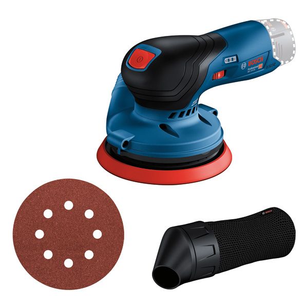 Akuekstsentriklihvija Bosch GEX 12V-125, SOLO, 12V, 12.000-20.000 min.-1