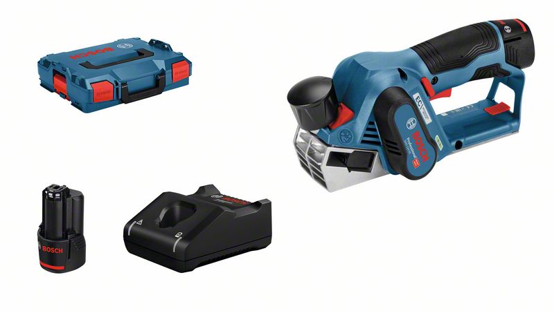 Akuhöövel Bosch GHO 12V-20, (2x3.0Ah), GAL 12V-40, 12V, 56 mm