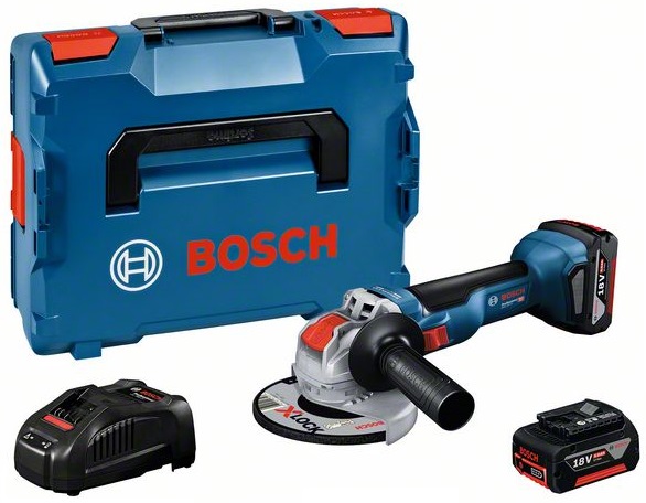 Akunurklihvija Bosch GWX 18V-10, (2x5.0Ah), 1880CV, 18V, 9.000 min.-1