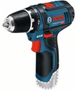 Akutrell Bosch GSR 12V-15, SOLO, 0-400 / 0-1.300 min.-1