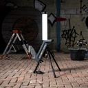 Batavia 18V/230V hybrid LED work light 360° + tripod. Without battery and charger
