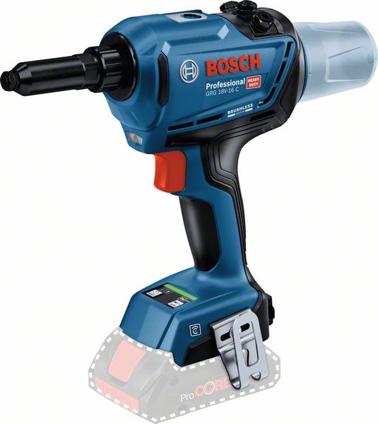 Aku needipüstol Bosch GRG 18V-16 C, SOLO, 3-6.4mm