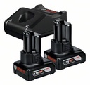 Akud + laadija Bosch GBA 12V / 2x6.0Ah + GAL 12V-40