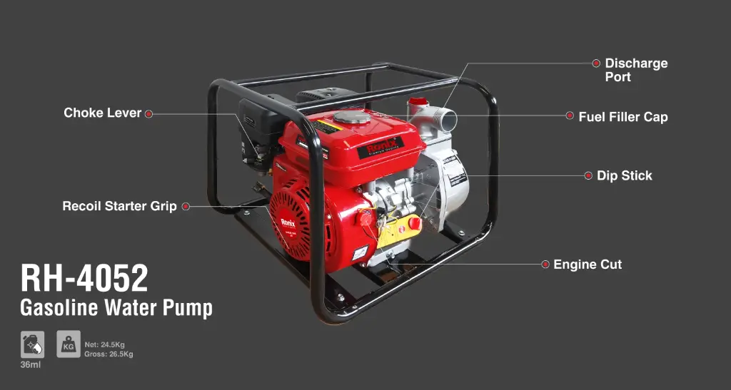Gasoline Water Pump 3inch-7HP