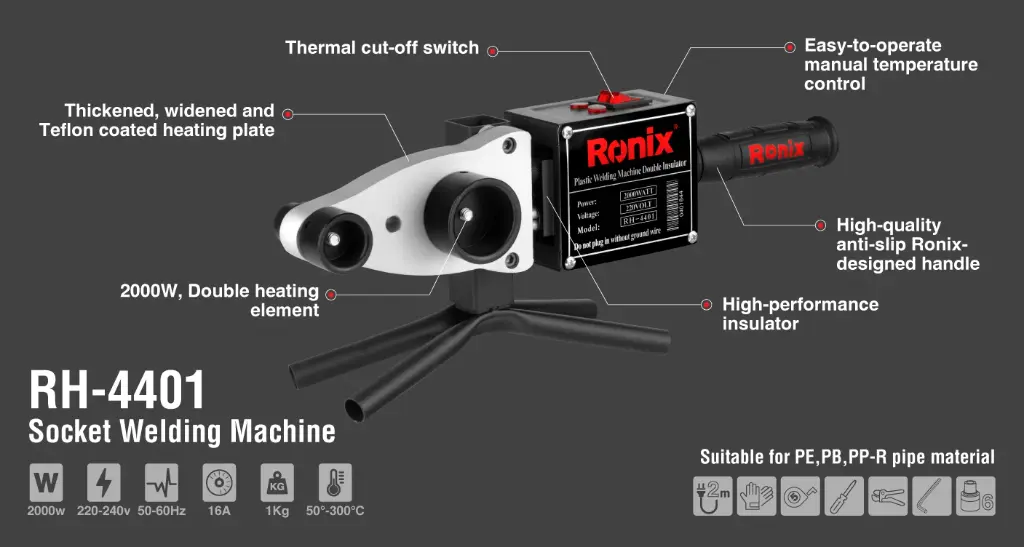 Socket Fusion Machine-20/40mm-Metal Box