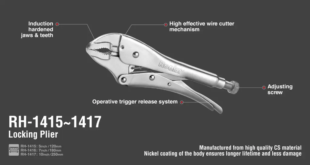 Locking Pliers 250mm/10 inch-LOCKER CS