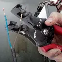 Automatic wire stripper and cutter 7 inch