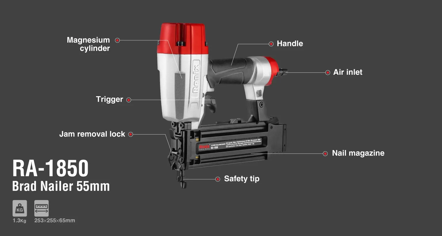Brad Nailer-18 Gauge-55mm