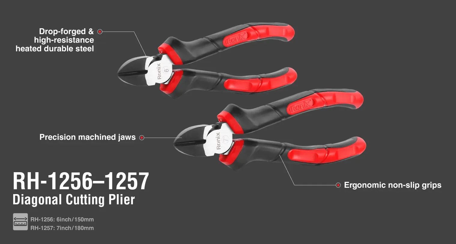 Diagonal Cutting Plier 7"/180 mm