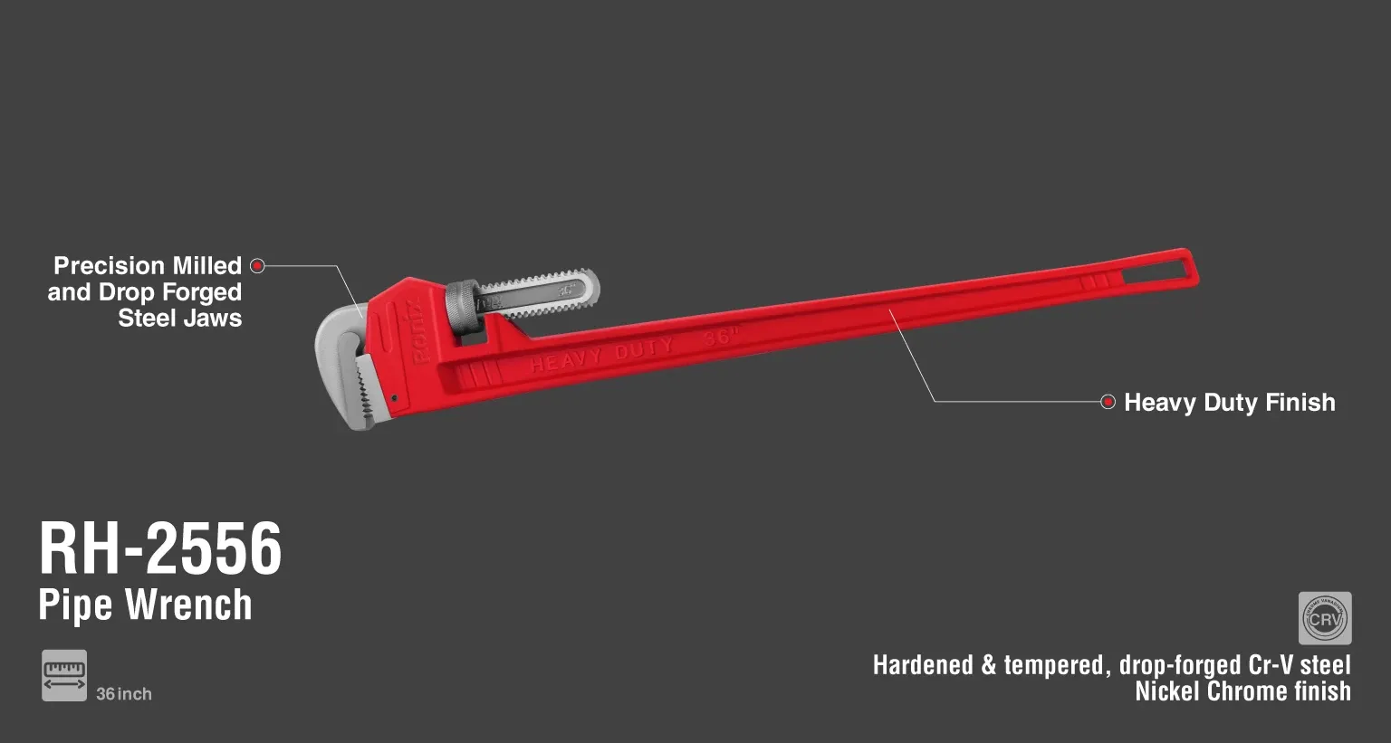 Pipe wrench 36 inch