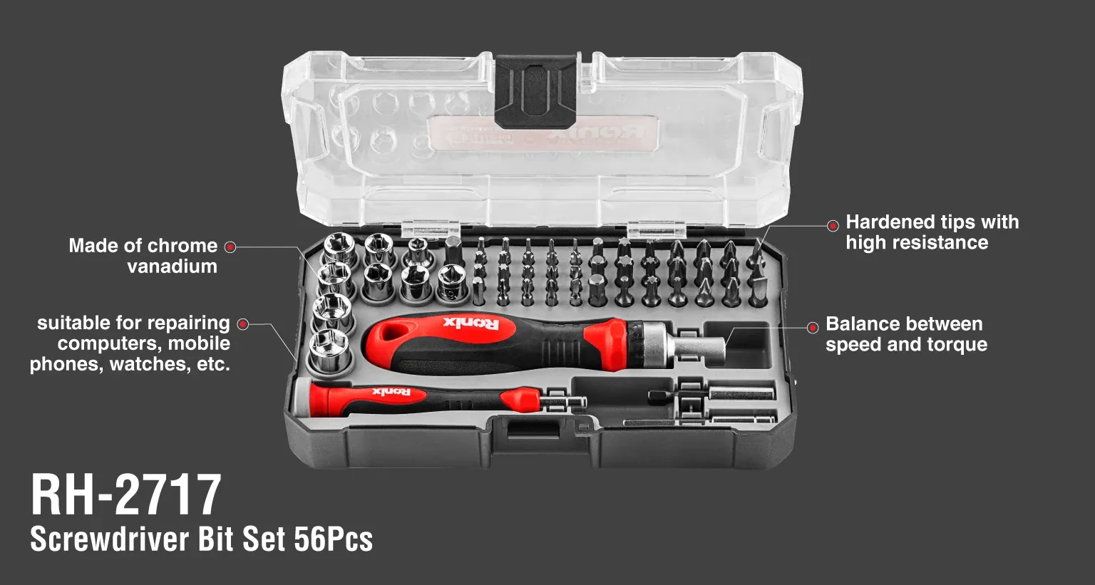 Screwdriver Set 56pcs