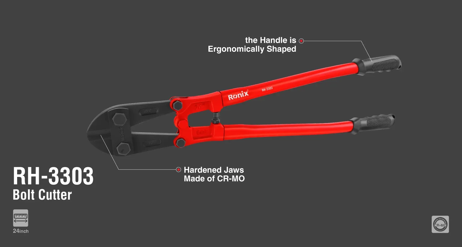 Bolt cutting pliers 24"