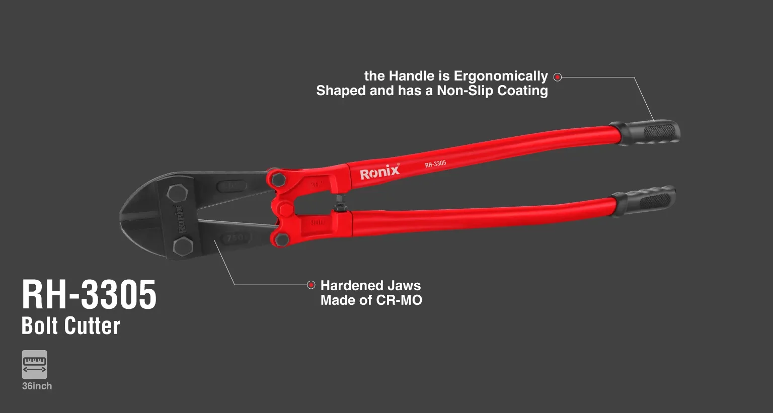 Bolt cutting pliers 36"