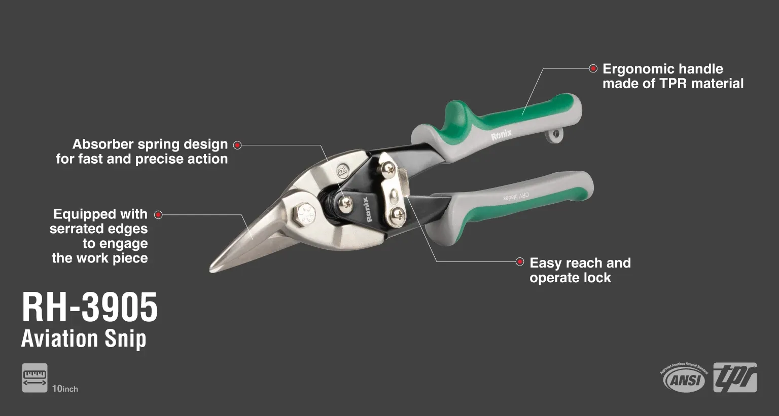 Right Profile scissors 10"