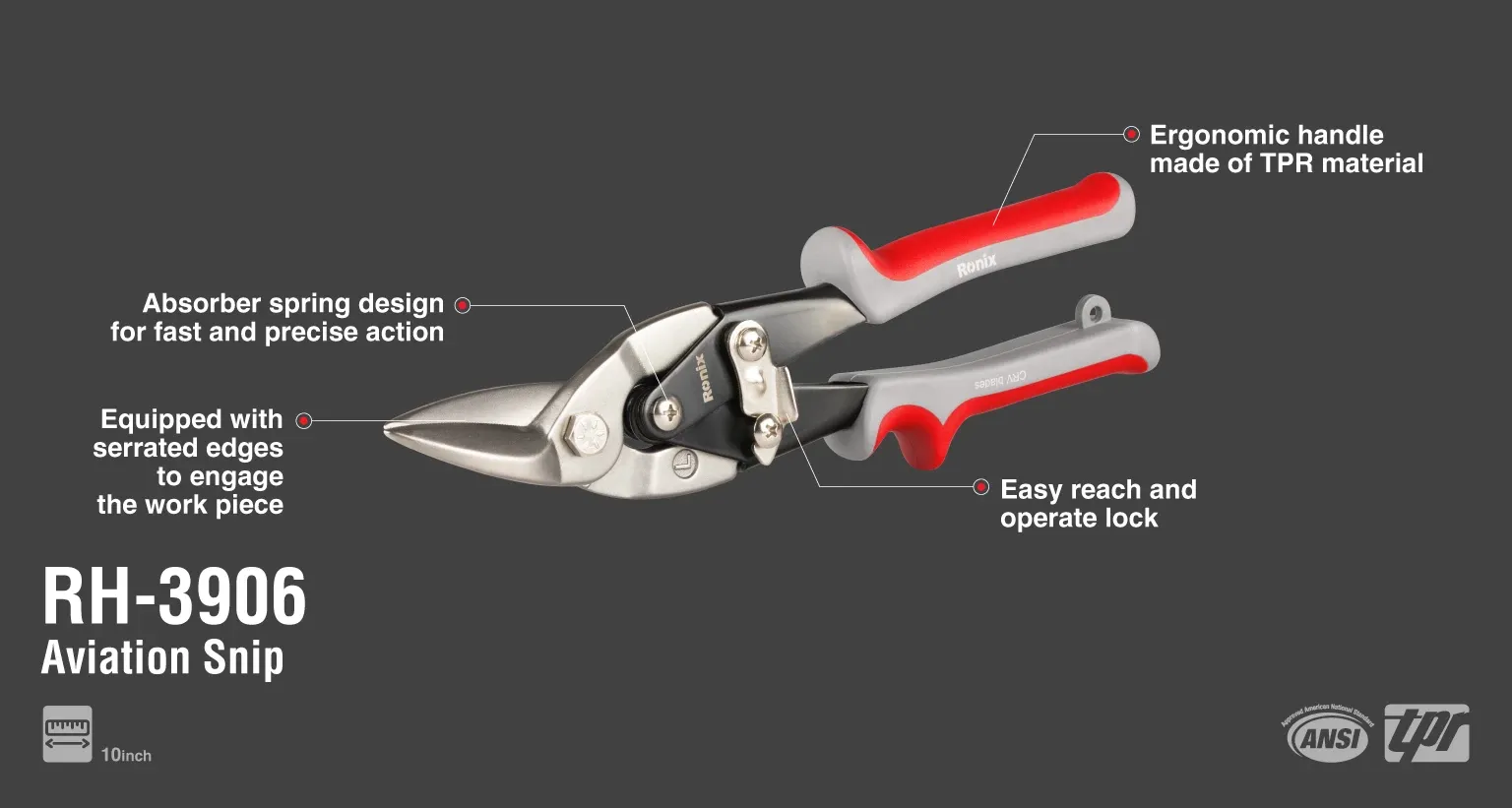 Left Profile scissors 10"