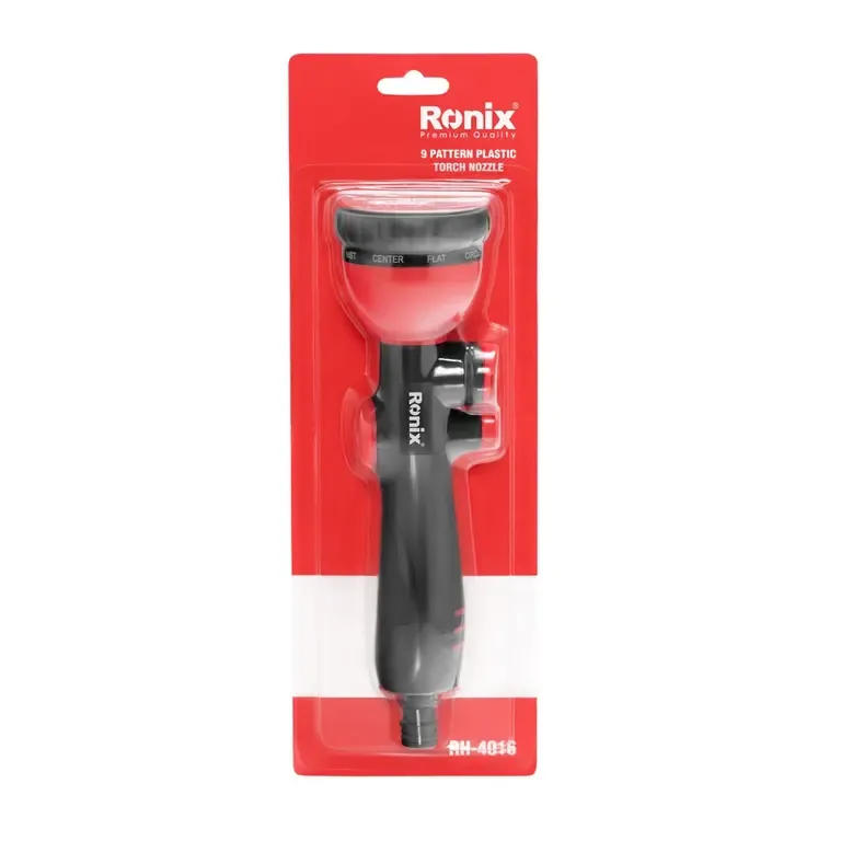 9-Pattern plastic torch nozzle water spray gun