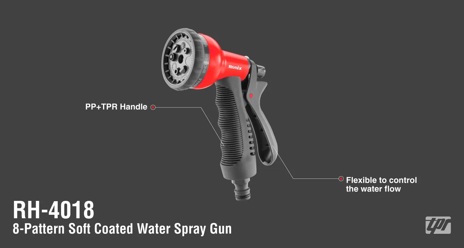 8-Pattern Plastic Spray Gun and Hose Fittings