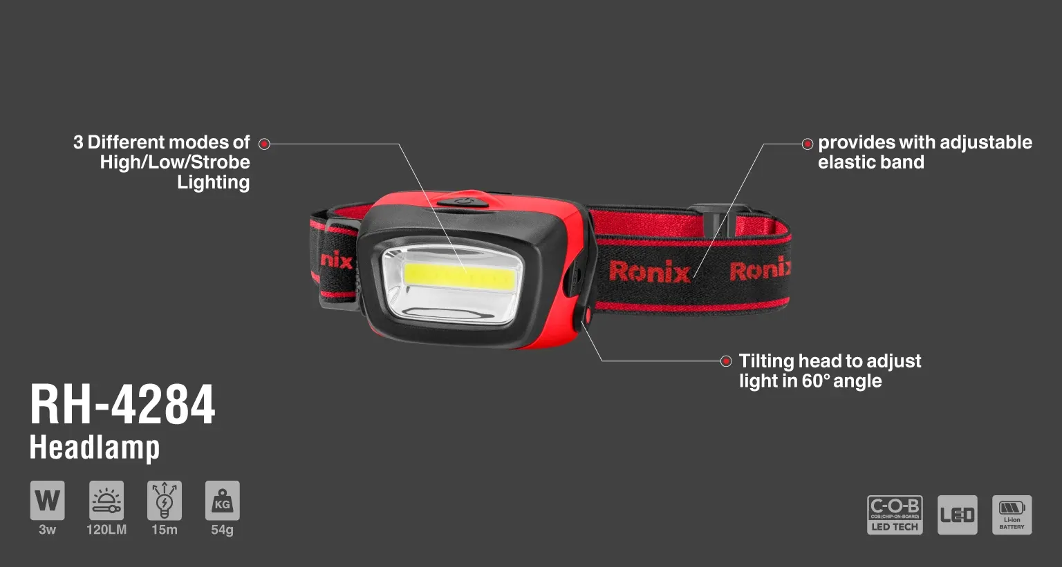 Head Light 120Lm