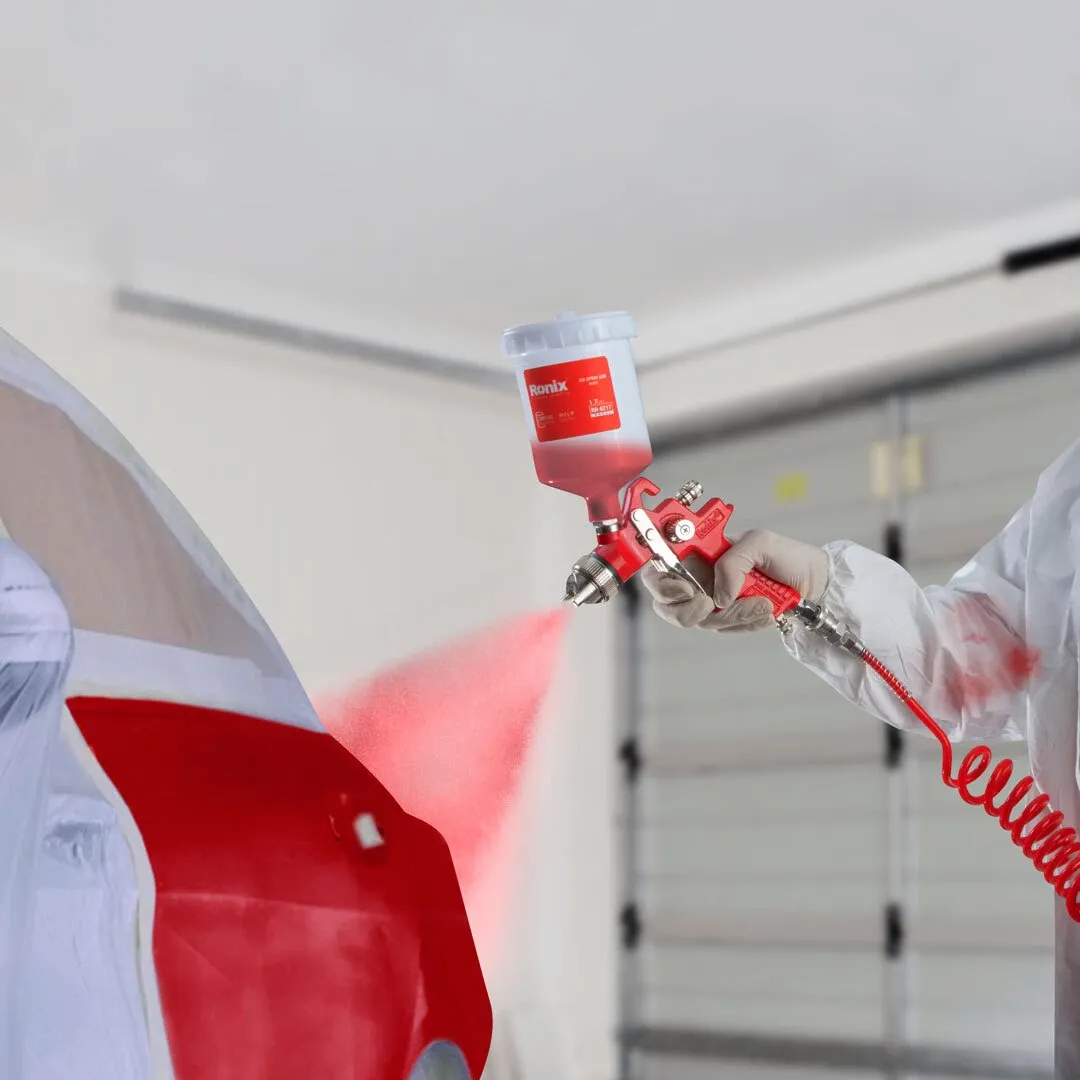 1.7mm Air Spray Gun 600 CC METAL Plastic Cup