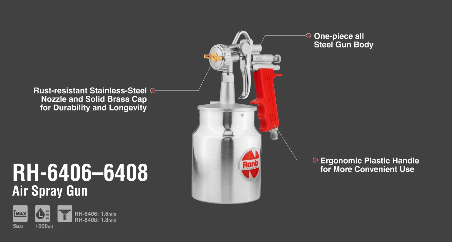 Air spray Gun G-70-1.8 mm