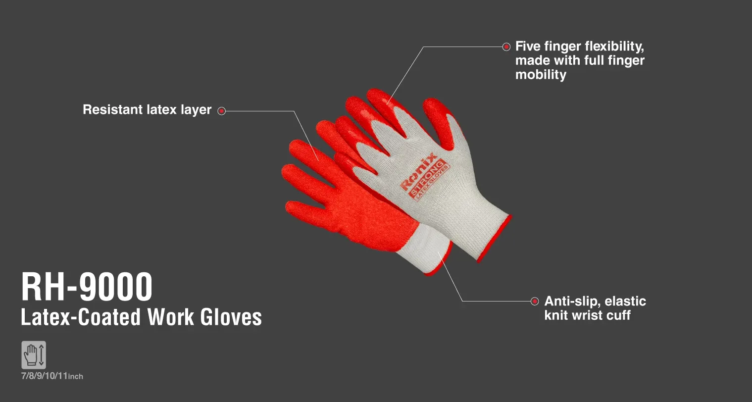 Latex Coated Work Gloves