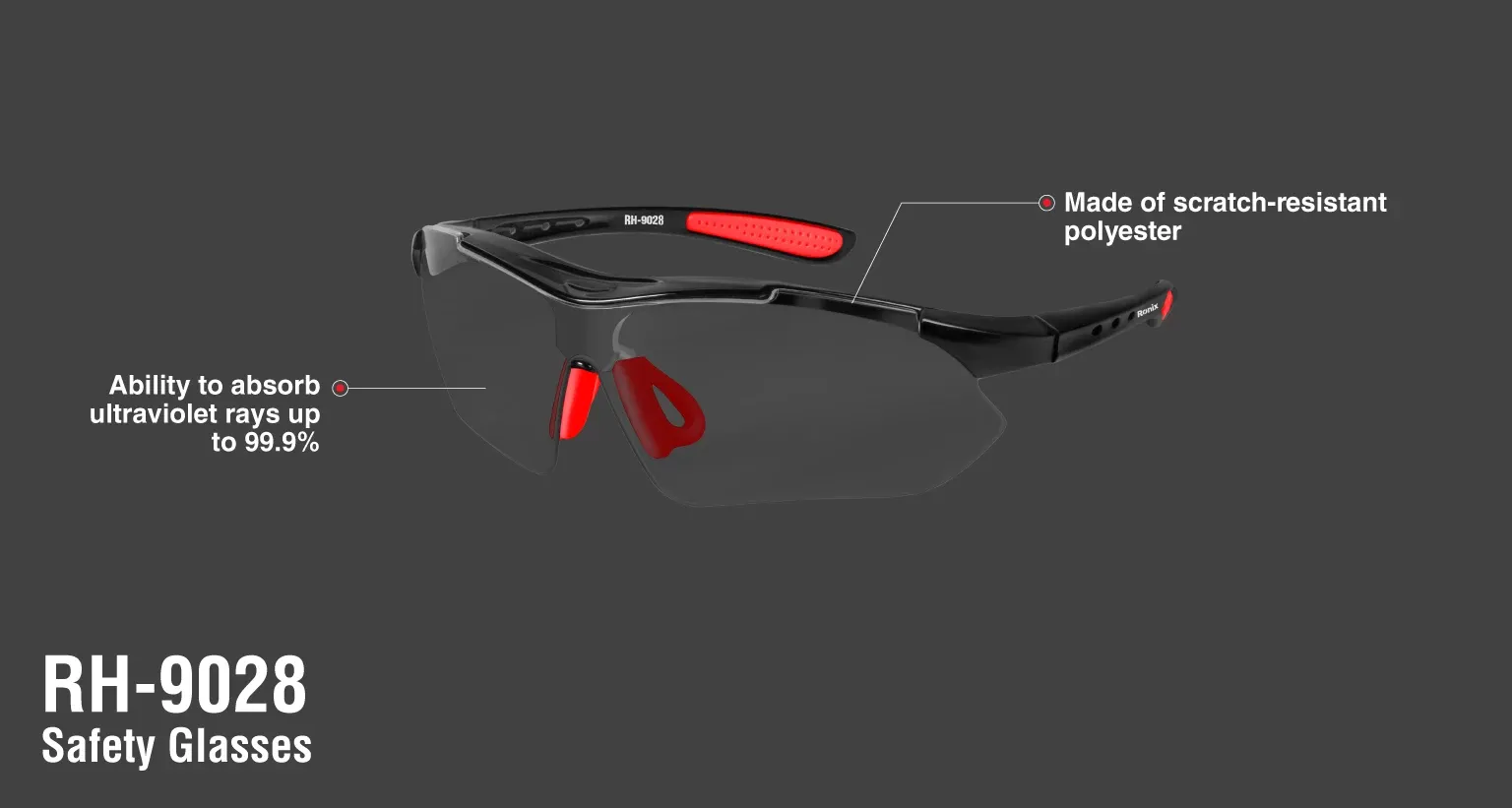 Dark Safety Glasses