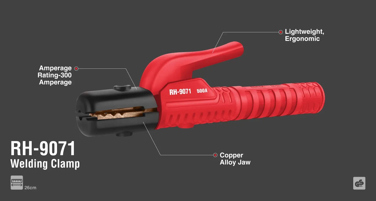 500A welding clamp