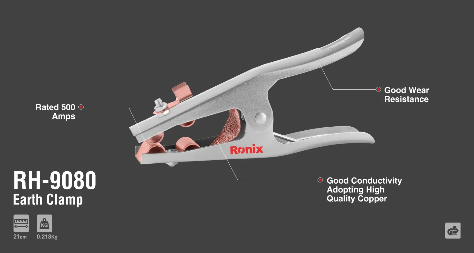 Earth clamp 300A