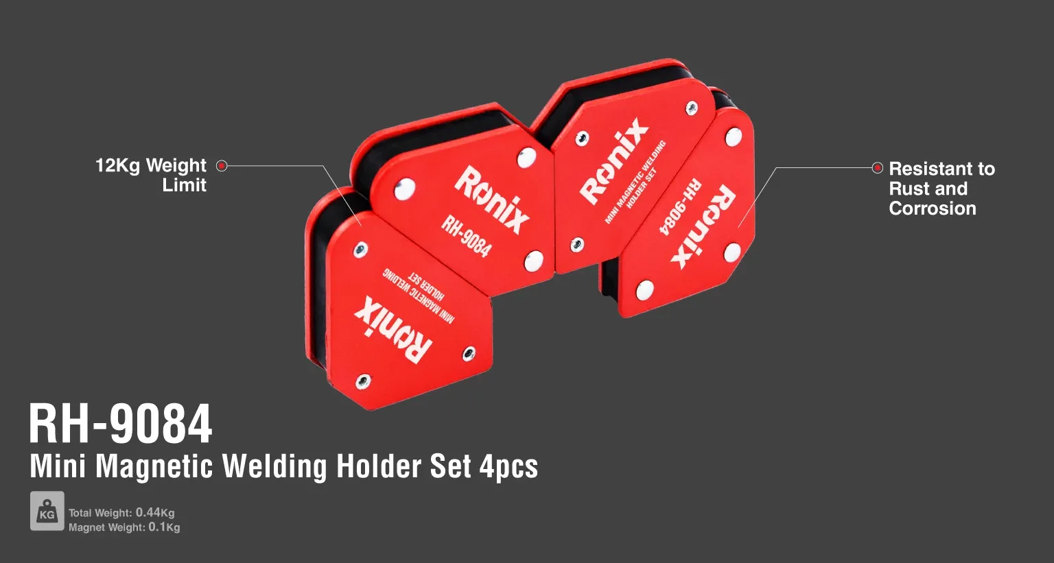 Mini Magnetic welding holder set 4pcs