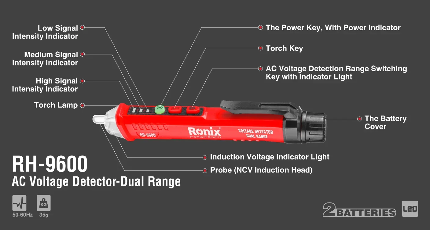 Non-contact AC voltage detector