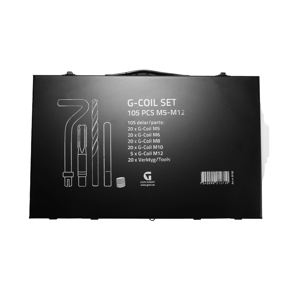 G-Coil M5-M12 Set 105 pcs