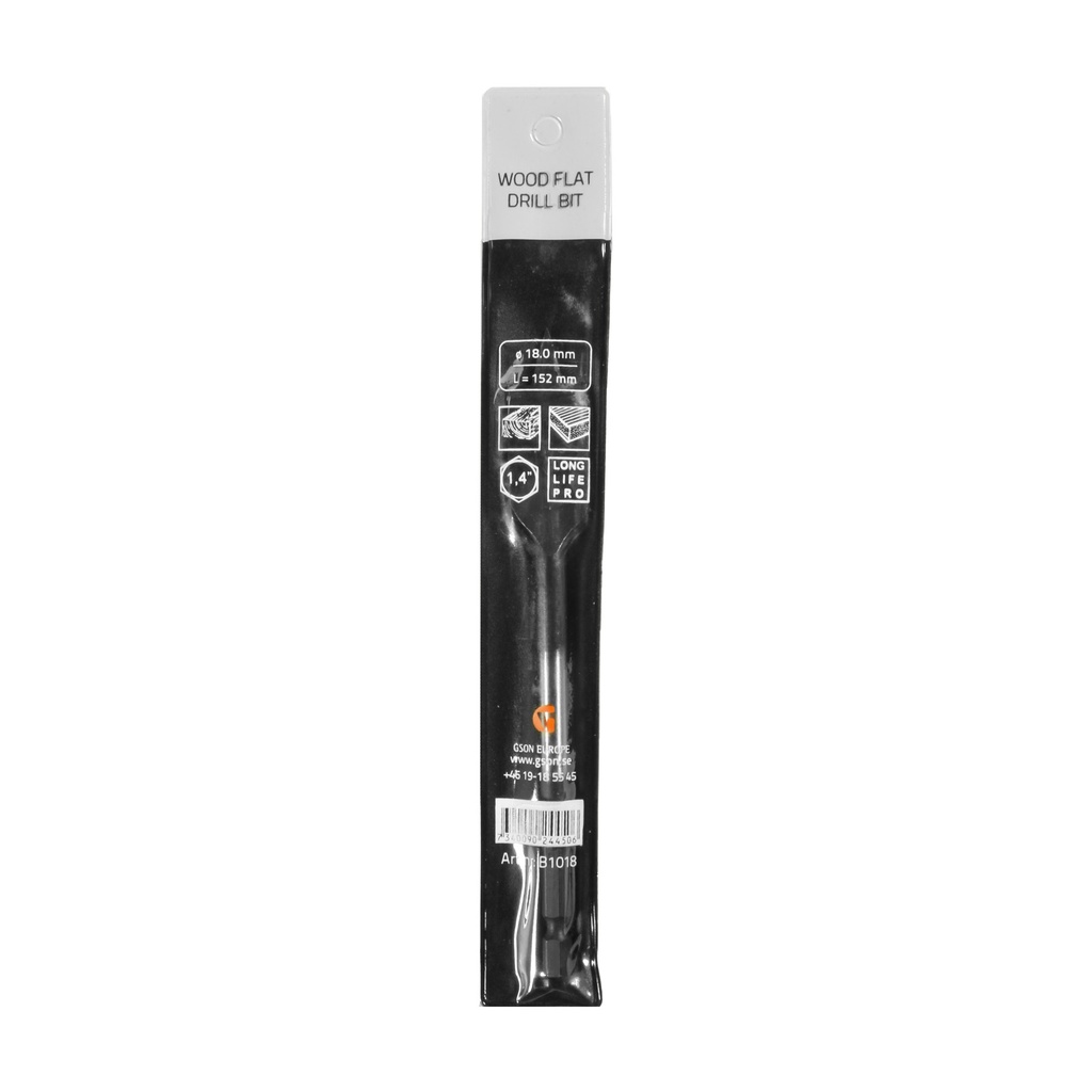 Wood Flat Drill Bit 22,0 x 152 mm