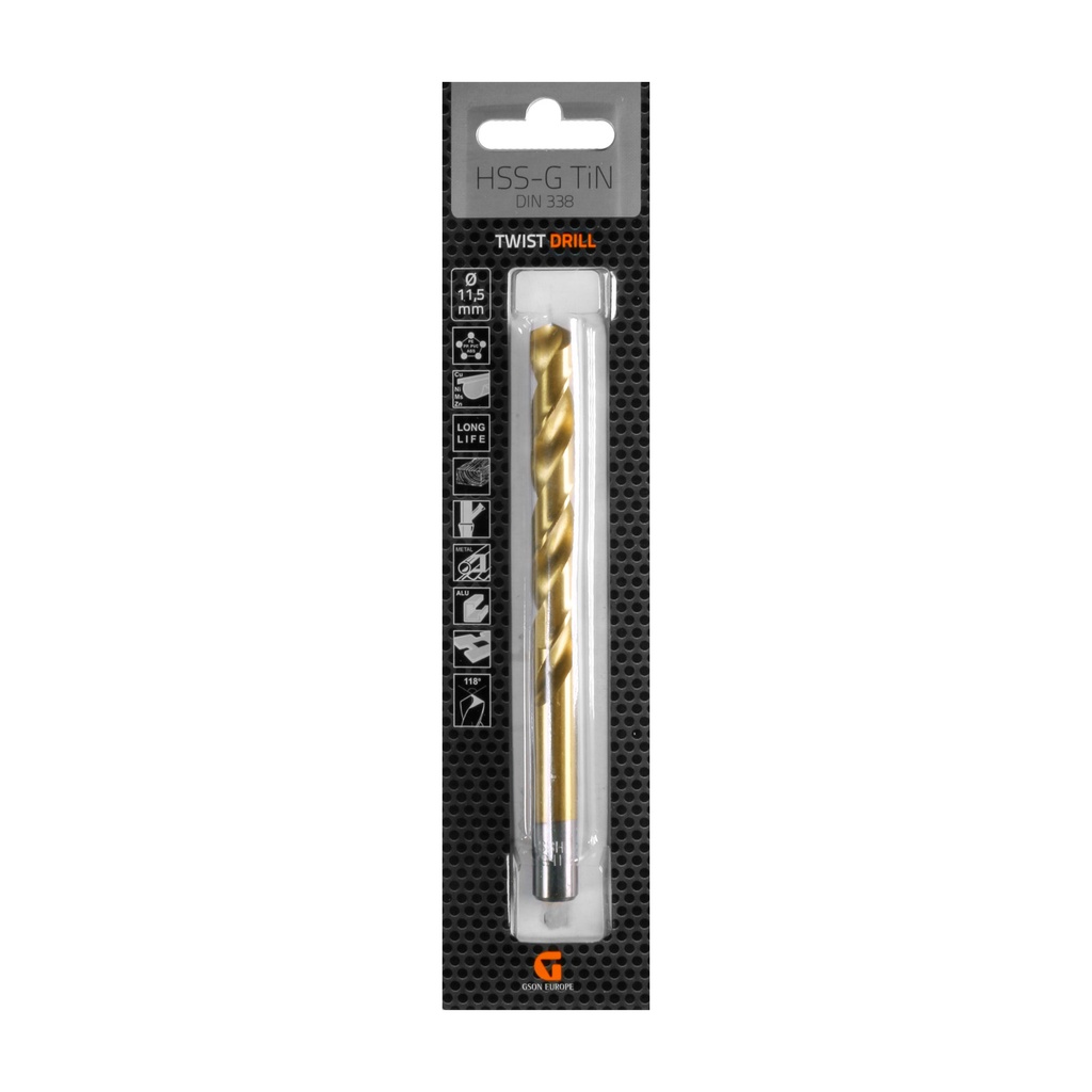 HSS-G TiN Drill 2,0 mm 1 pcs