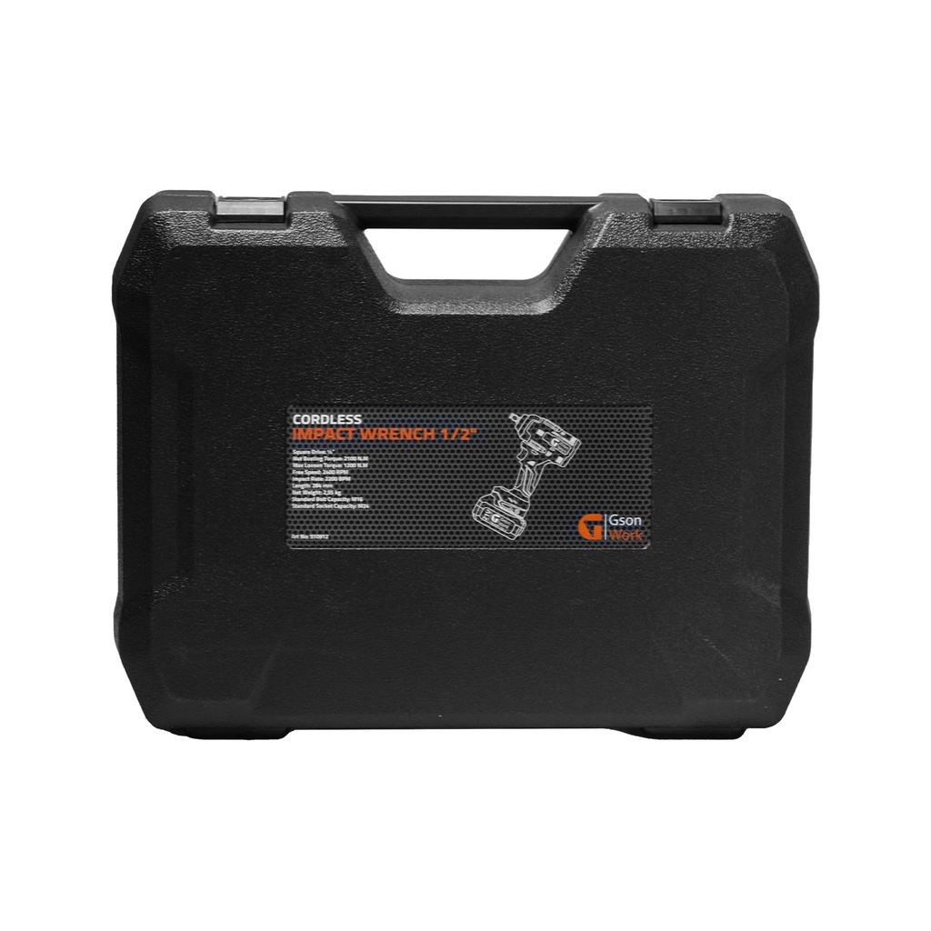 Cordless Impact Wrench 1/2" 1200 N.M, 2pcs 21V 4,0AH