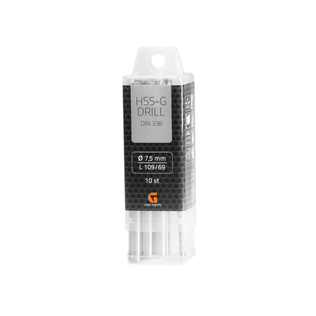 HSS-G Drill 10,2 mm 5st