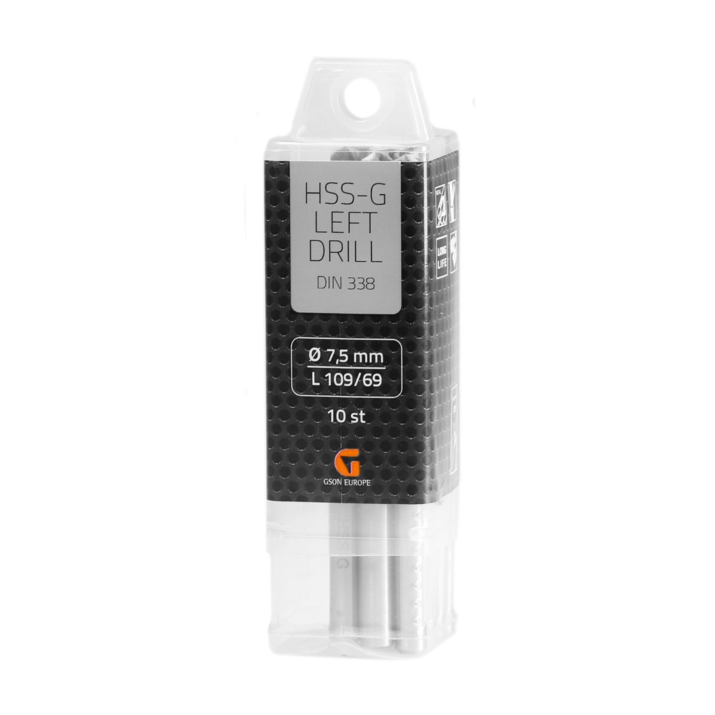 Left Drill 7,5 mm