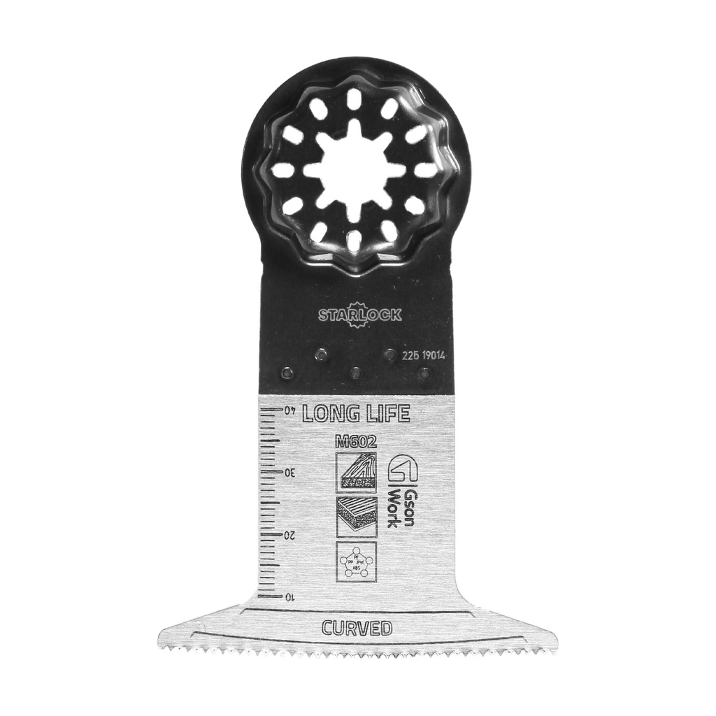 Multiblade Starlock Curved Wood  65 x 42 mm 5pcs