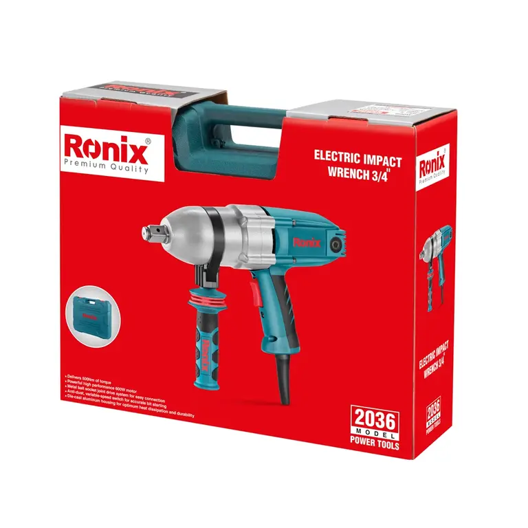 Ronix Impact Wrench 600W-3/4 inch