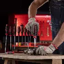 Plastic handle Slotted Screwdriver 3x100mm-2color