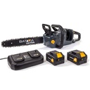 Batavia 36V (2x18V) brushless chainsaw 18''. With 2 x battery 4Ah and 1 x dual charger 3.5A