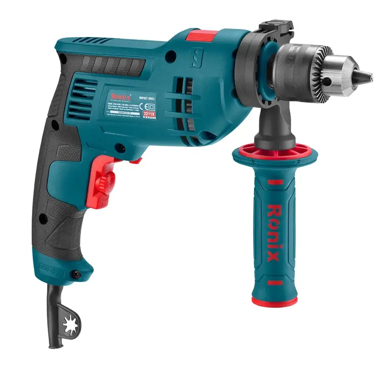 Elektriskā trieciena urbjmašīna 750W-13mm-2700 RPM