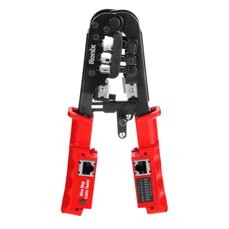 Modular Plug Crimper with Tester
